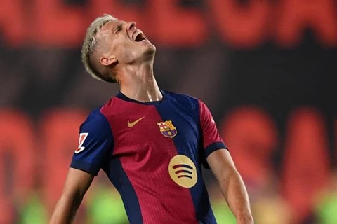 "قد يغيب 5 أسابيع".. برشلونة يعلن تفاصيل إصابة أولمو